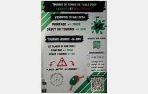 TOURNOI CHATEAU GONTIER - 31/05 et 01/06/2024